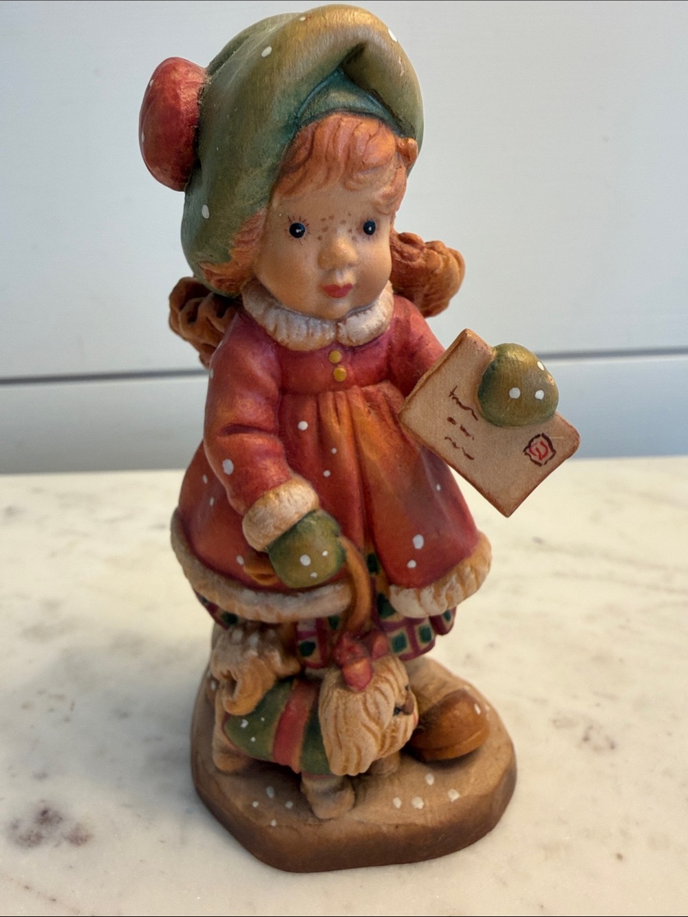 Vintage Anri Germany Sarah Kay Figurine Numbered